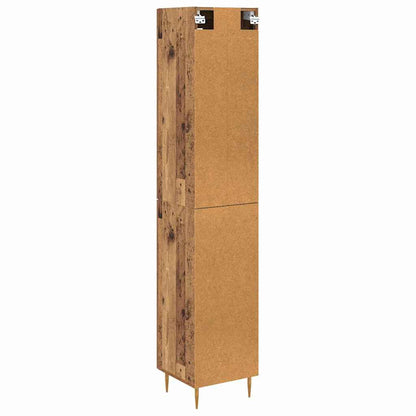 Credenza 2 pcs Legno vecchio Legno multistrato