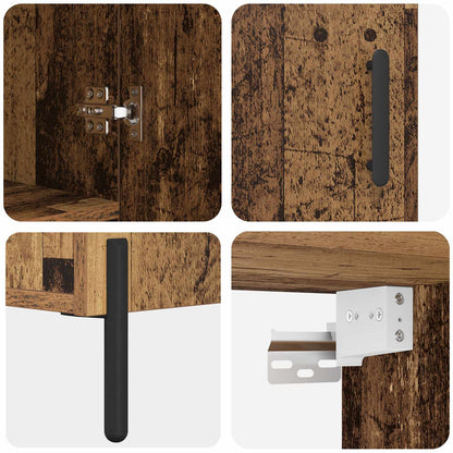Credenza Legno vecchio 69,5 x 34 x 180 cm Legno multistrato