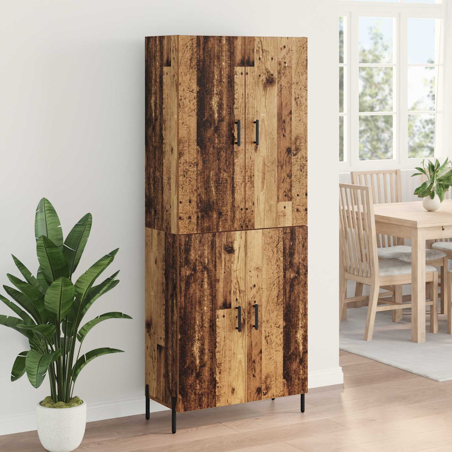Credenza Legno vecchio 69,5 x 34 x 180 cm Legno multistrato