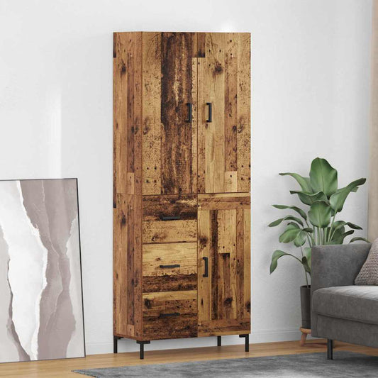Credenza Legno vecchio 69,5 x 34 x 180 cm Legno multistrato