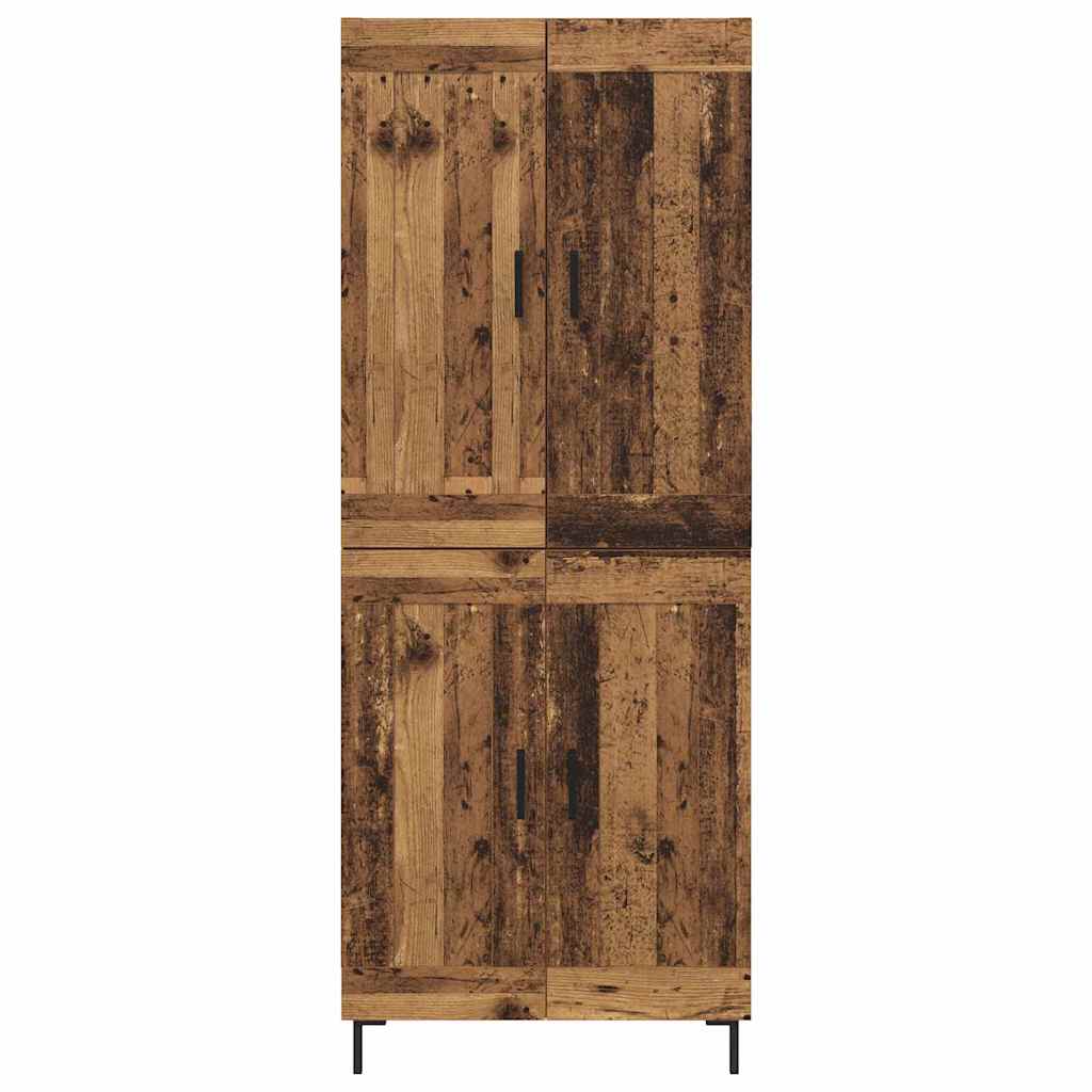 Credenza 2 pcs Legno vecchio Legno multistrato