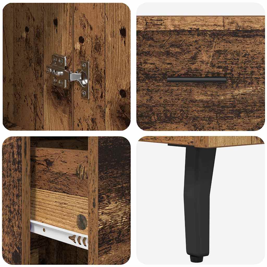Credenza Legno vecchio 34,5 x 34 x 180 cm Legno multistrato