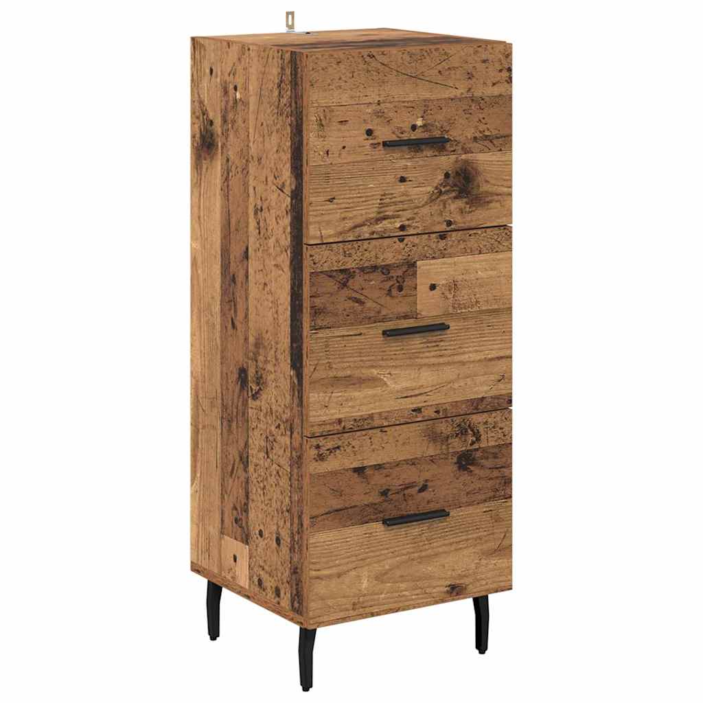 Credenza Legno vecchio 34,5 x 34 x 180 cm Legno multistrato
