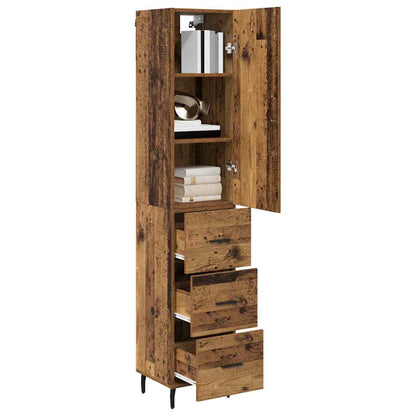 Credenza Legno vecchio 34,5 x 34 x 180 cm Legno multistrato