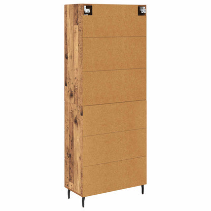 Credenza con cassetto 2 pcs Legno vecchio Legno multistrato | homemem39