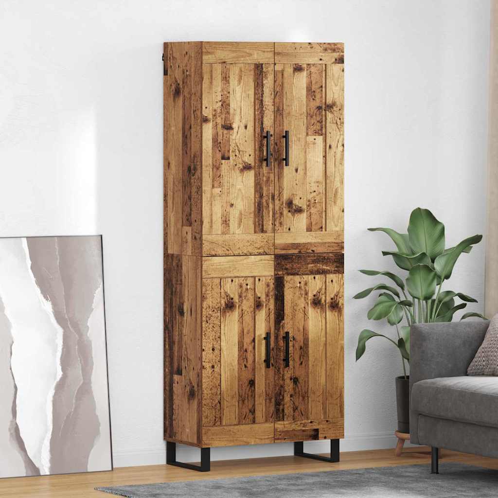 Credenza Legno vecchio 69,5 x 34 x 180 cm Legno multistrato