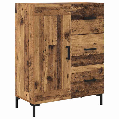 Credenza con cassetto 2 pcs Legno vecchio Legno multistrato