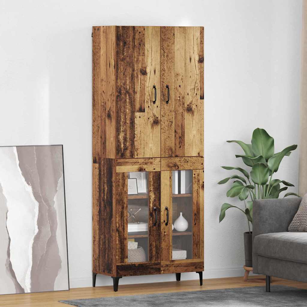 Credenza Legno vecchio 69,5 x 34 x 180 cm Legno multistrato