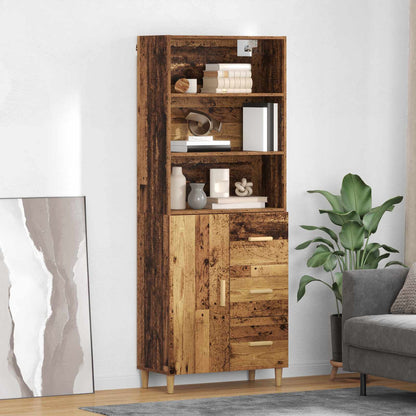 Credenza Legno vecchio 69,5 x 32,5 x 180 cm Legno multistrato