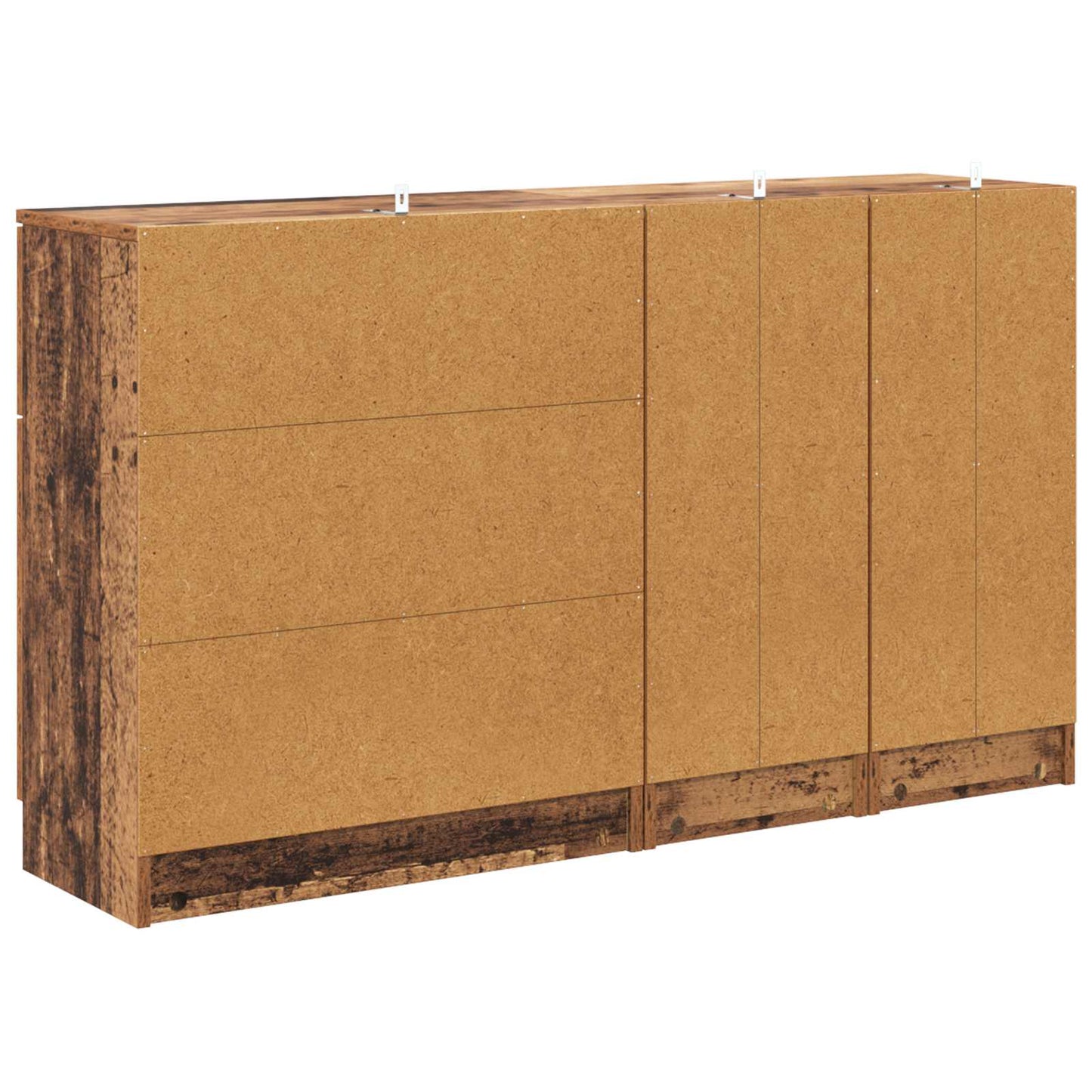 Credenza con cassetto 3 pcs Legno vecchio Legno multistrato