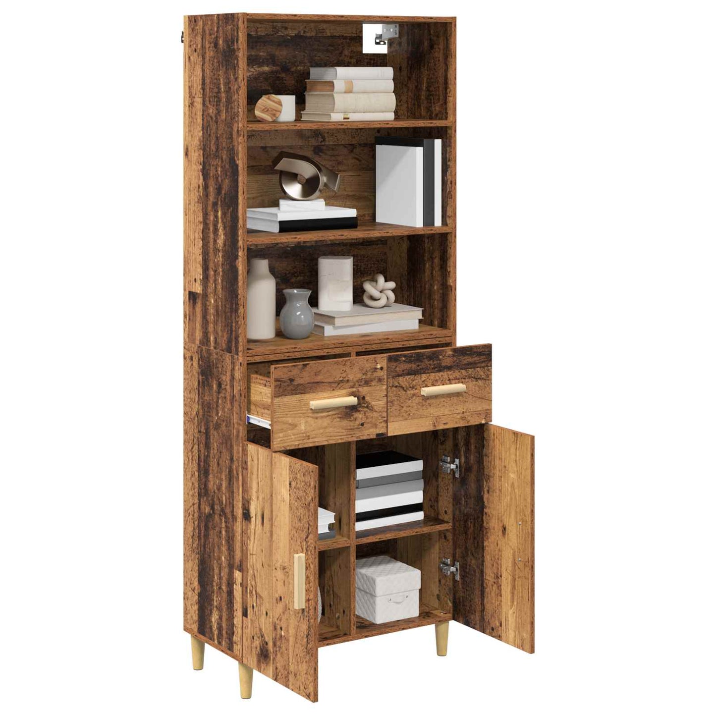 Credenza Legno vecchio 69,5 x 32,5 x 180 cm Legno multistrato