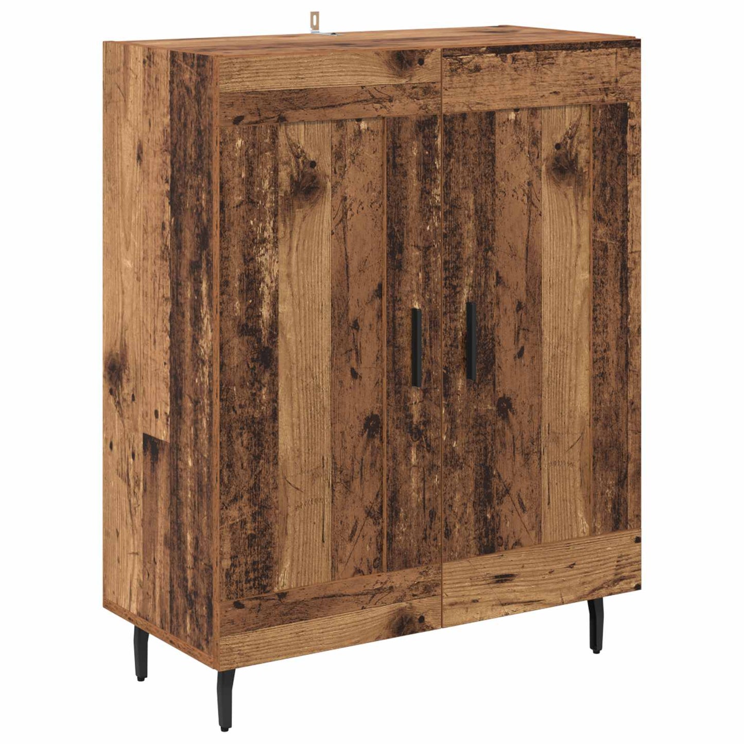 Credenza 2 pcs Legno vecchio Legno multistrato