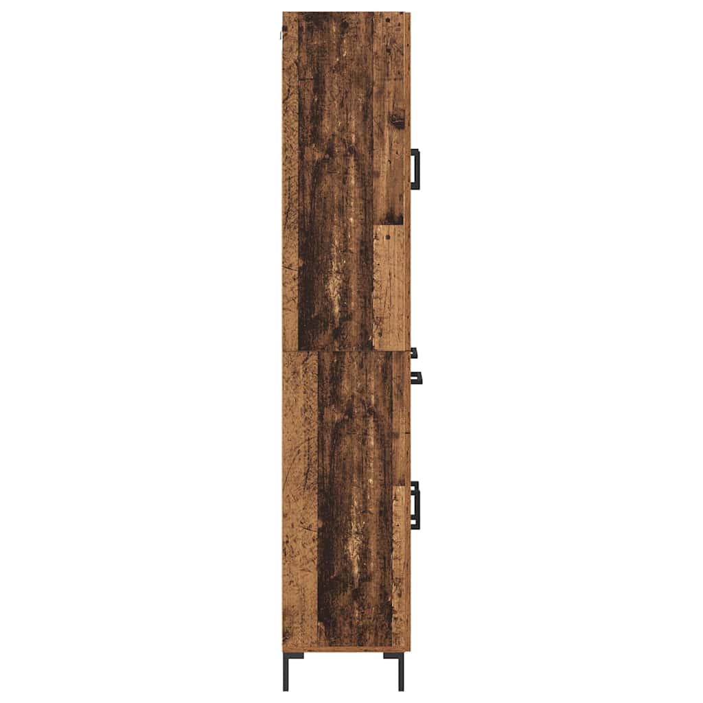 Credenza con cassetto 2 pcs Legno vecchio Legno multistrato