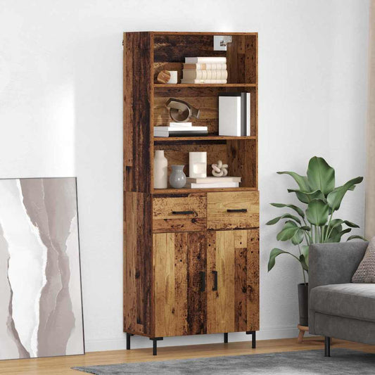 Credenza Legno vecchio 69,5 x 34 x 180 cm Legno multistrato