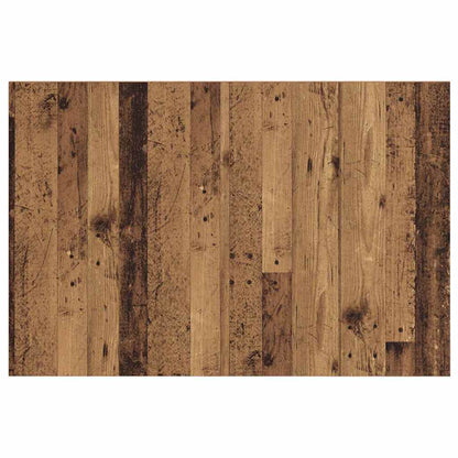 Testata con Comodino 3 pcs Legno vecchio Legno multistrato