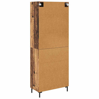 Credenza con cassetto 2 pcs Legno vecchio Legno multistrato