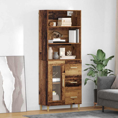Credenza Legno vecchio 69,5 x 34 x 180 cm Legno multistrato