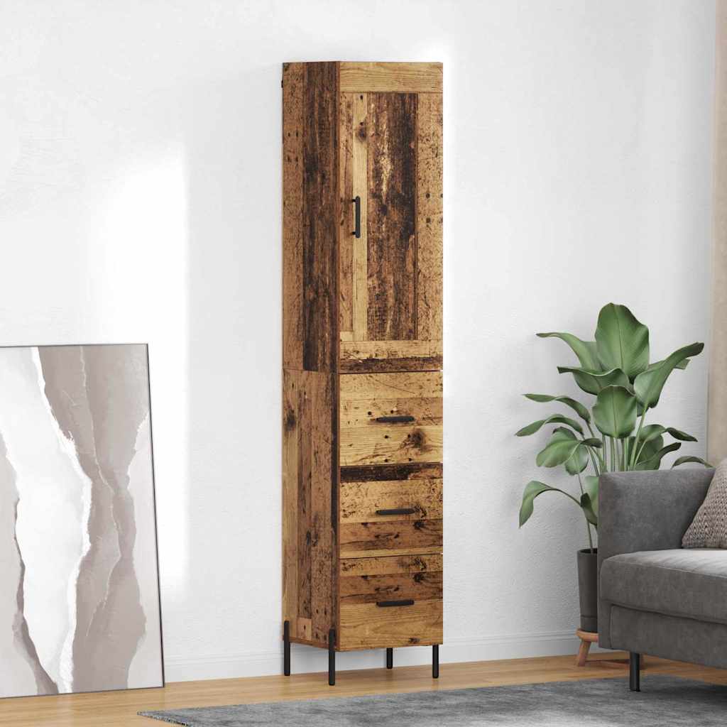 Credenza Legno vecchio 34,5 x 34 x 180 cm Legno multistrato