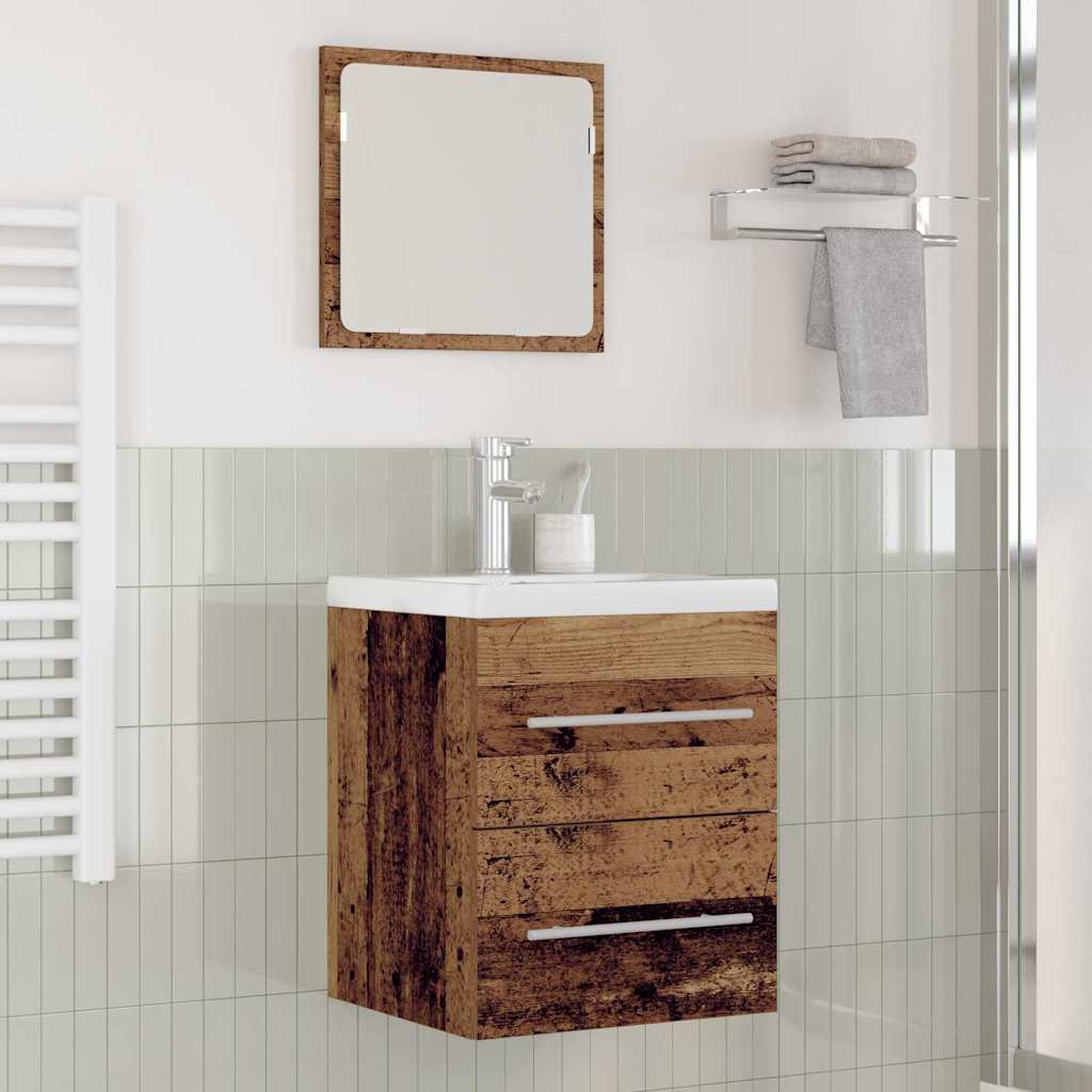Armadio per Lavabo da Bagno Legno vecchio 41 x 38,5 x 48 cm | homemem39