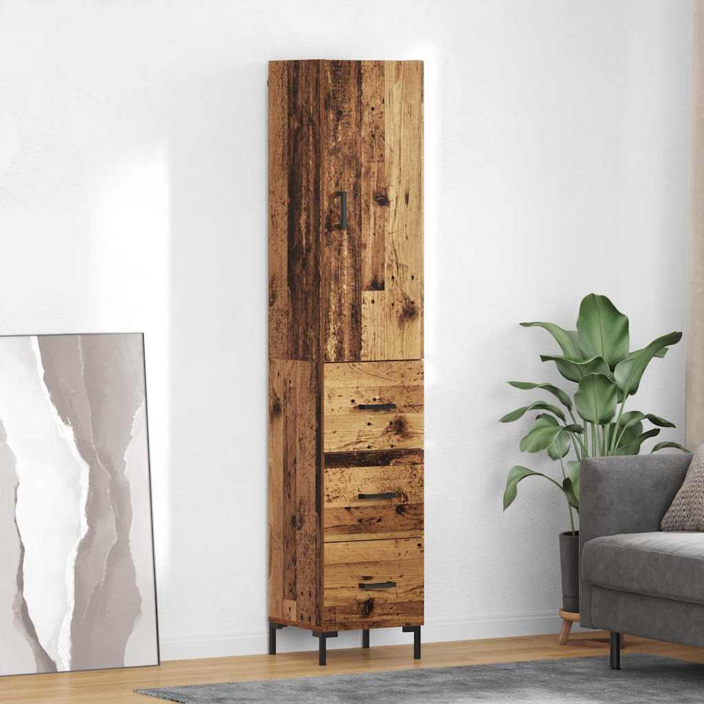 Credenza Legno vecchio 69,5 x 34 x 180 cm Legno multistrato
