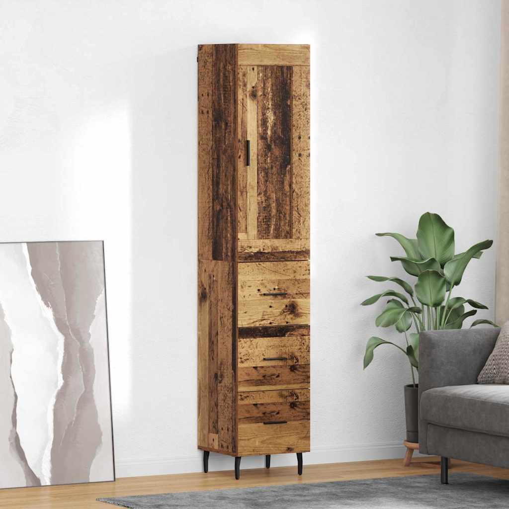Credenza Legno vecchio 34,5 x 34 x 180 cm Legno multistrato