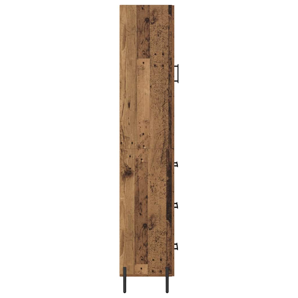 Credenza Legno vecchio 34,5 x 34 x 180 cm Legno multistrato