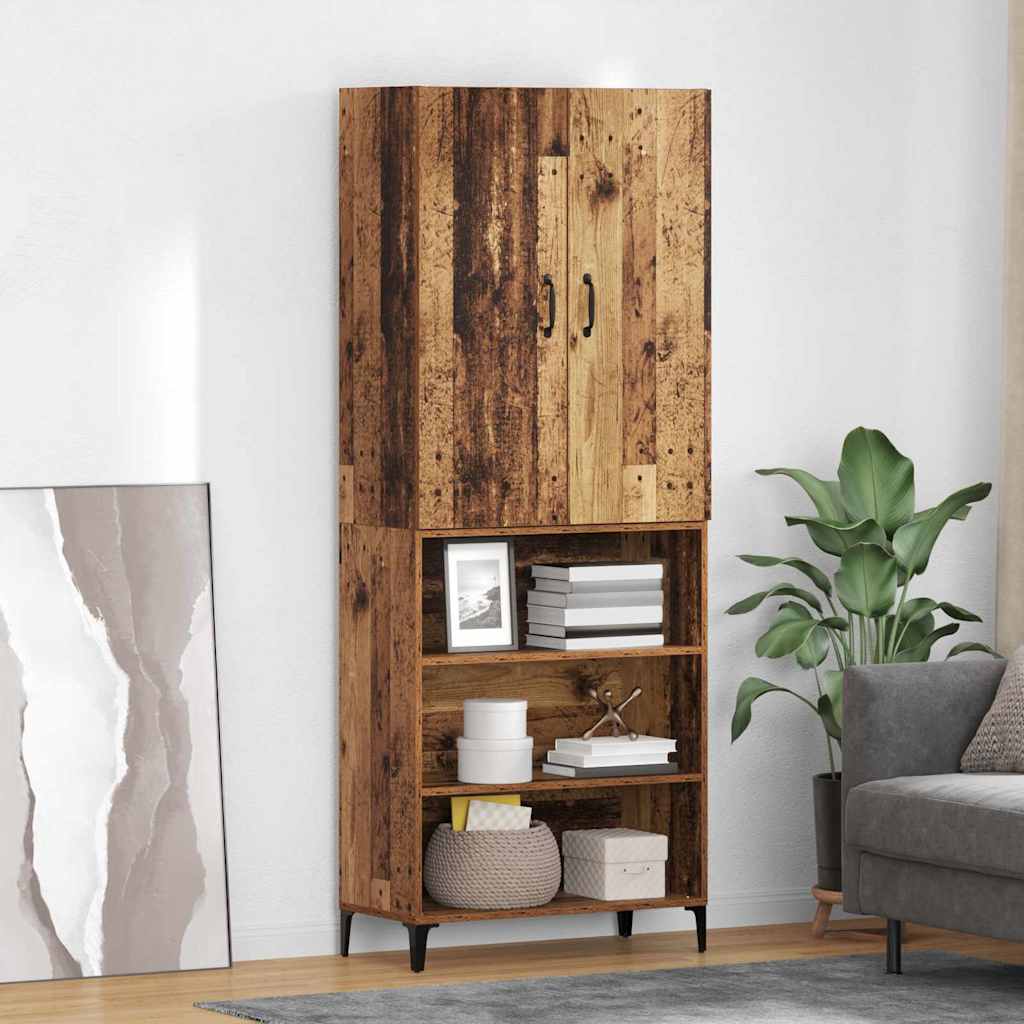 Credenza Legno vecchio 69,5 x 34 x 180 cm Legno multistrato