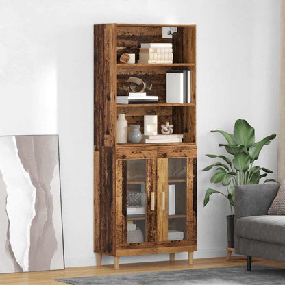 Credenza Legno vecchio 69,5 x 32,5 x 180 cm Legno multistrato