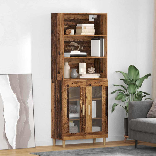 Credenza Legno vecchio 69,5 x 32,5 x 180 cm Legno multistrato