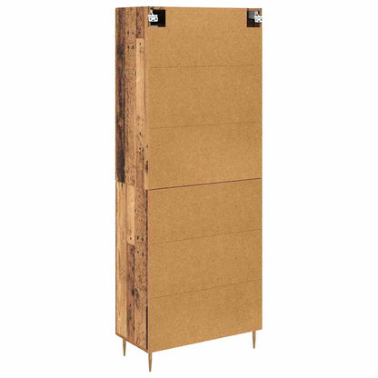 Credenza 2 pcs Legno vecchio 69,5 x 34 x 180 cm