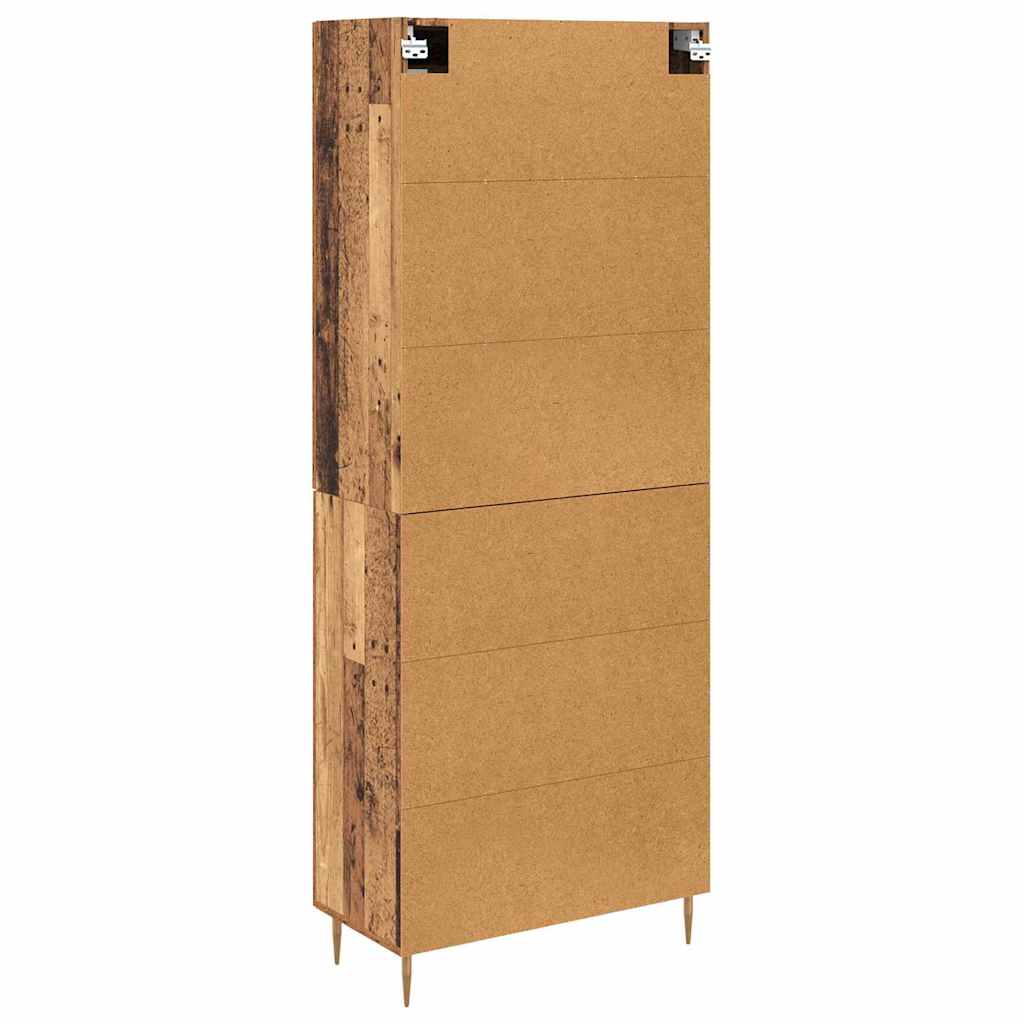 Credenza 2 pcs Legno vecchio 69,5 x 34 x 180 cm