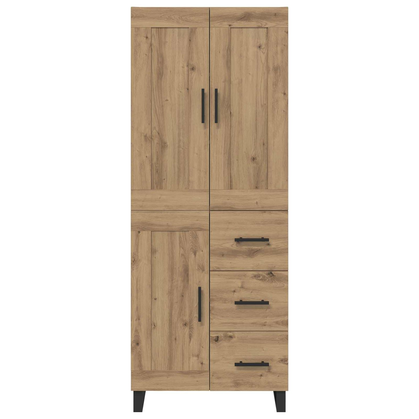 Credenza con cassetto Rovere artigianale 69,5 x 34 x 180 cm