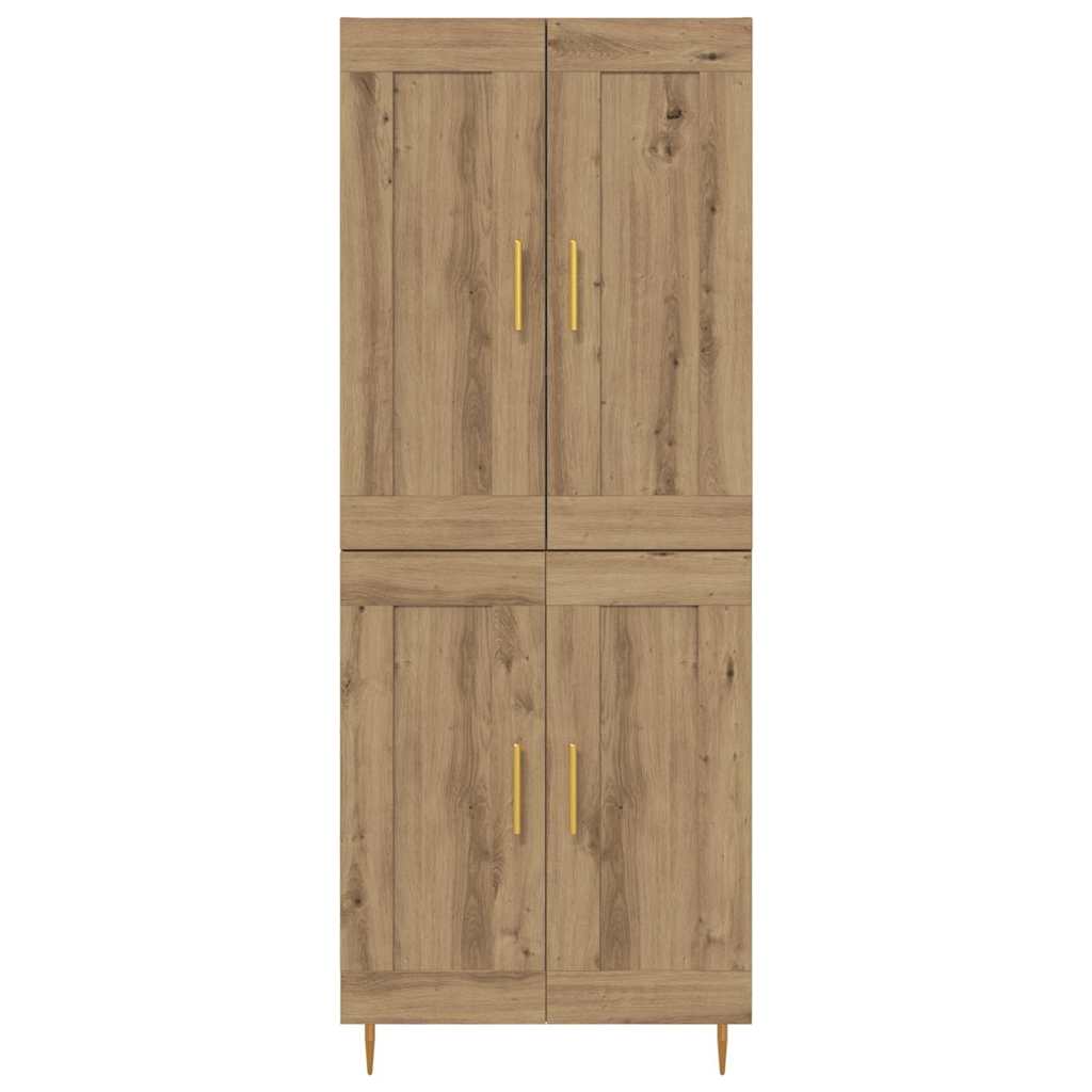 Credenza Rovere artigianale 69,5 x 34 x 180 cm Legno multistrato