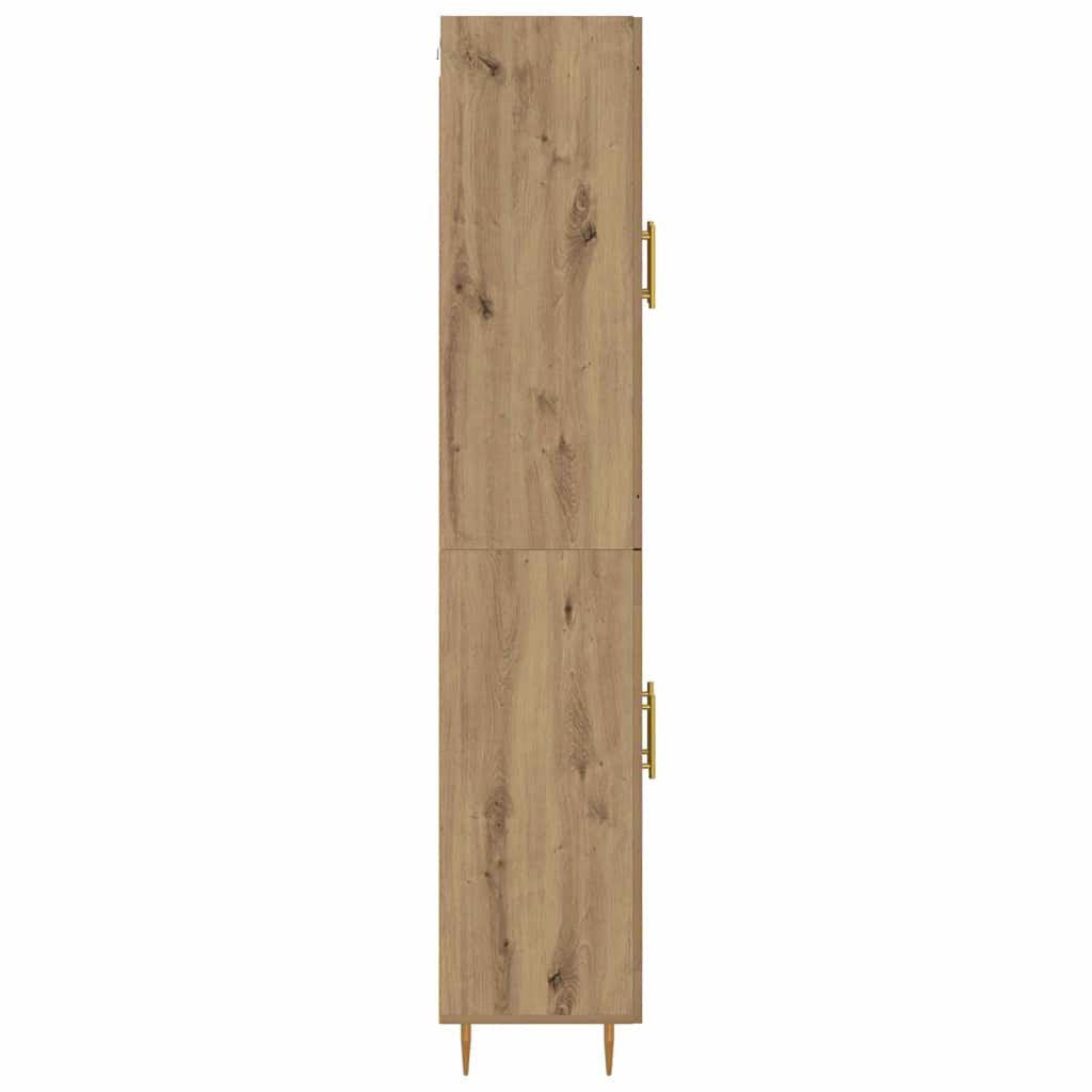 Credenza Rovere artigianale 69,5 x 34 x 180 cm Legno multistrato