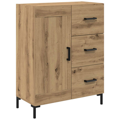 Credenza con cassetto Rovere artigianale 69,5 x 34 x 180 cm