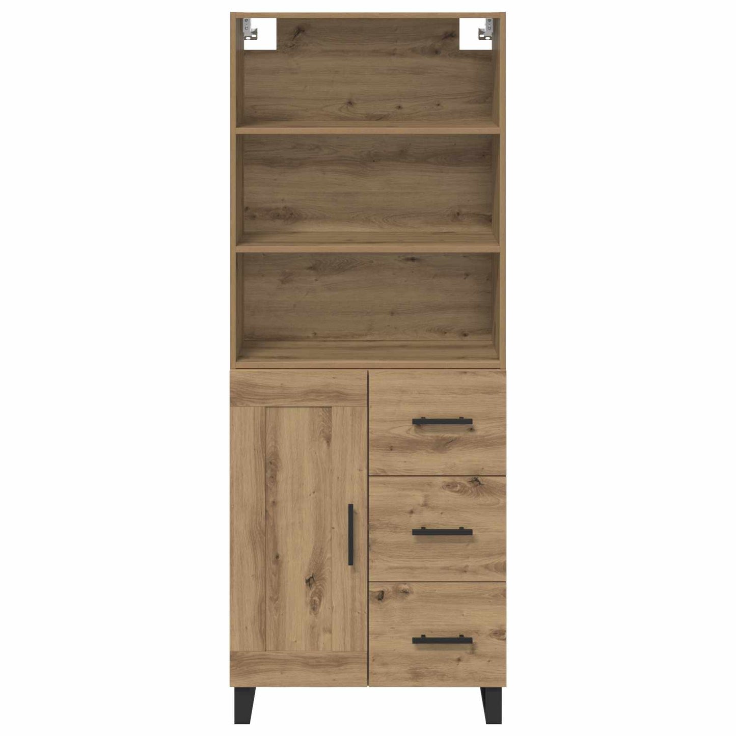 Credenza con cassetto Rovere artigianale 69,5 x 34 x 180 cm