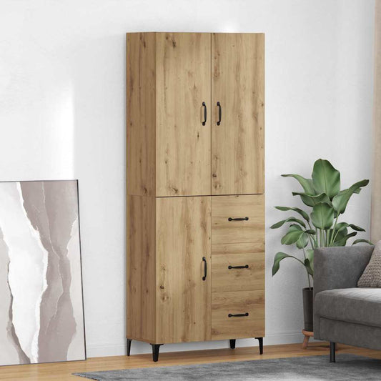 Credenza con cassetto Rovere artigianale 69,5 x 34 x 180 cm