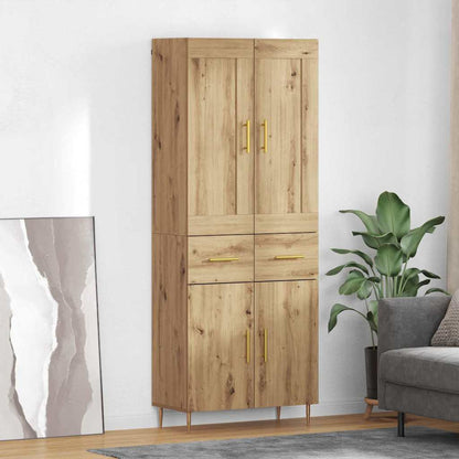 Credenza Rovere artigianale 69,5 x 34 x 180 cm Legno multistrato