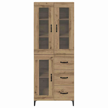 Credenza con cassetto Rovere artigianale 69,5 x 34 x 180 cm