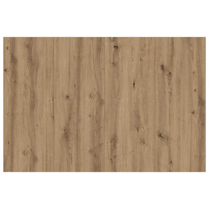 Testata con Comodino 3 pcs Rovere artigianale Legno multistrato