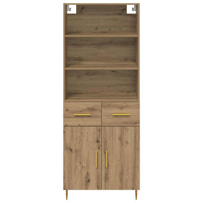 Credenza con cassetto Rovere artigianale 69,5 x 34 x 180 cm