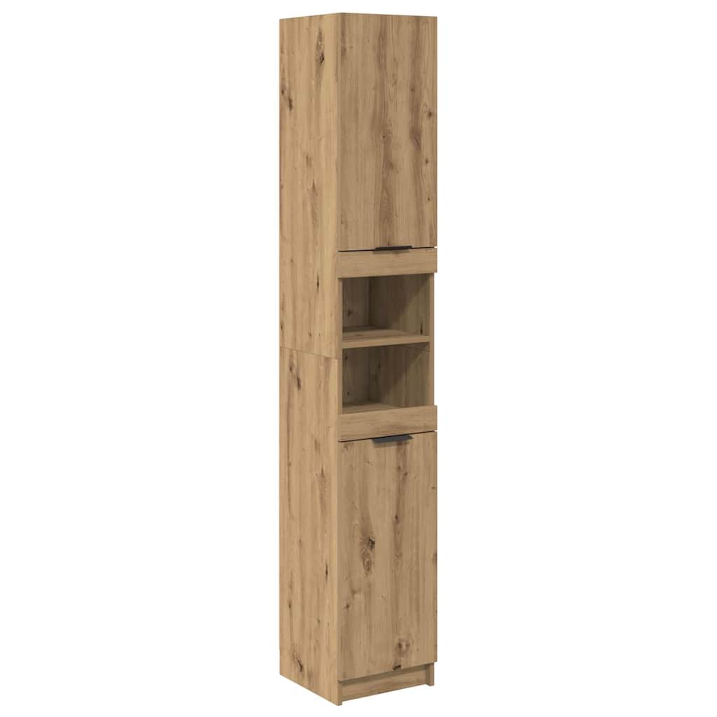 Set di Armadi da Bagno 3 pz Rovere artigianale | homemem39