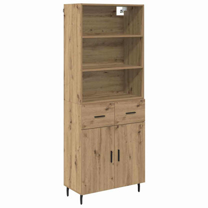 Credenza con cassetto Rovere artigianale 69,5 x 34 x 180 cm