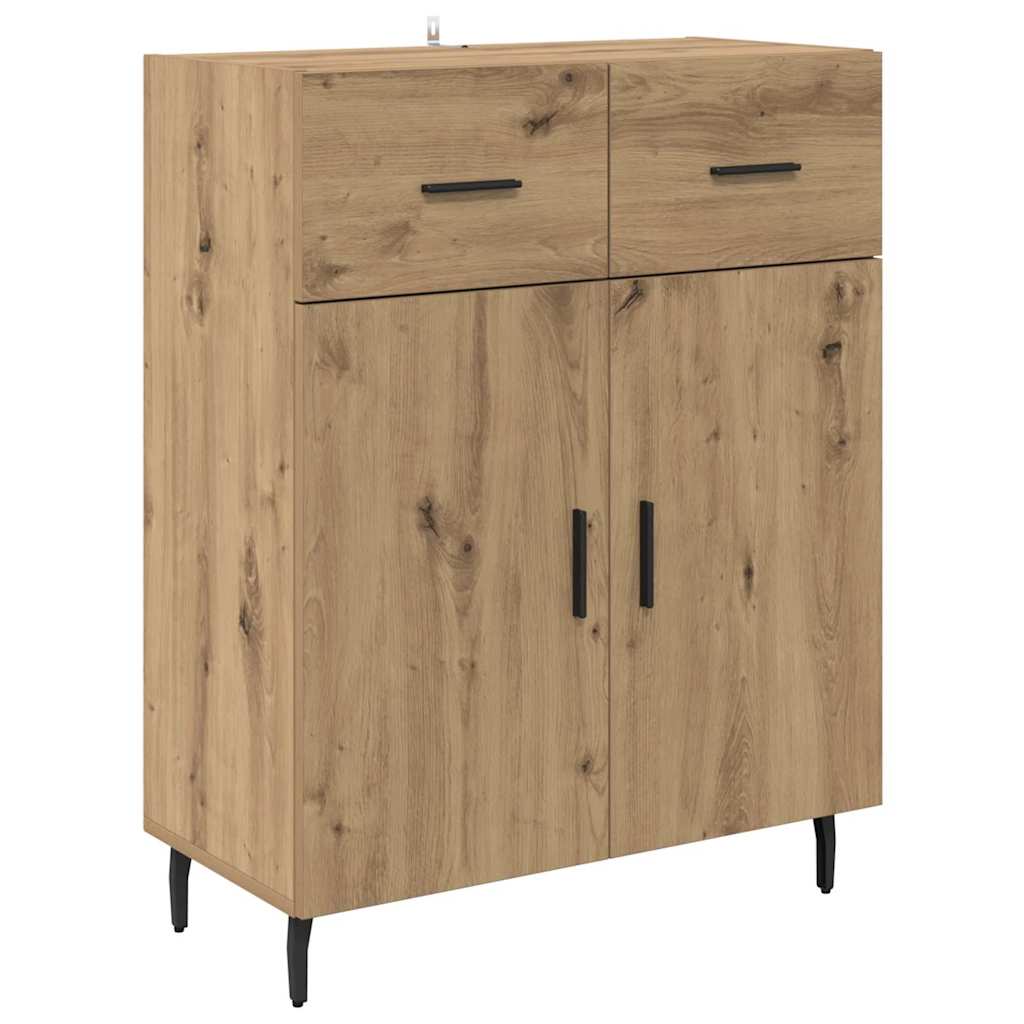 Credenza con cassetto Rovere artigianale 69,5 x 34 x 180 cm