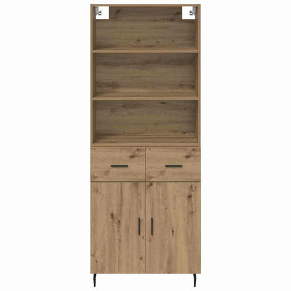 Credenza con cassetto Rovere artigianale 69,5 x 34 x 180 cm