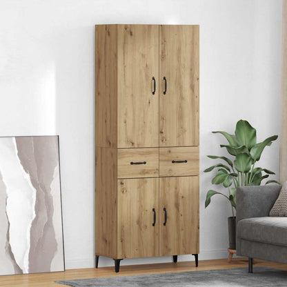 Credenza con cassetto Rovere artigianale 69,5 x 34 x 180 cm