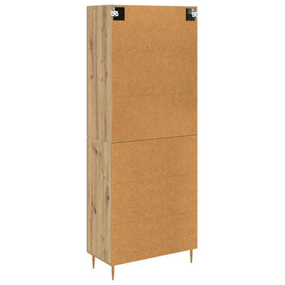 Credenza Rovere artigianale 69,5 x 34 x 180 cm Legno multistrato