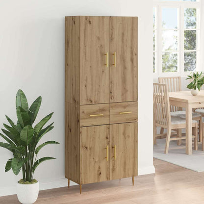 Credenza con cassetto Rovere artigianale 69,5 x 34 x 180 cm