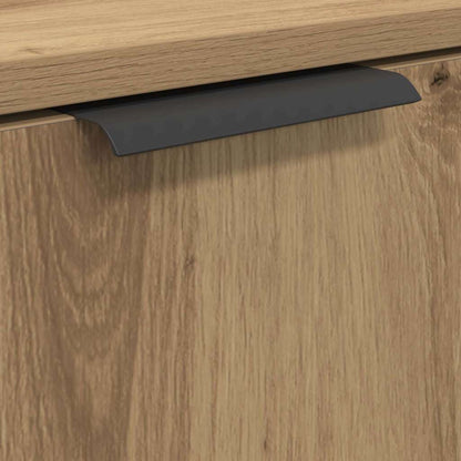 Set di Armadi da Bagno 2 pz Rovere artigianale | homemem39