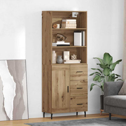 Credenza con cassetto Rovere artigianale 69,5 x 34 x 180 cm